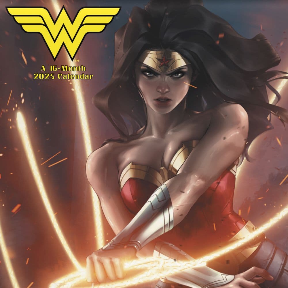 Wonder Woman 2025 Wall Calendar Main Product Image width=&quot;1000&quot; height=&quot;1000&quot;