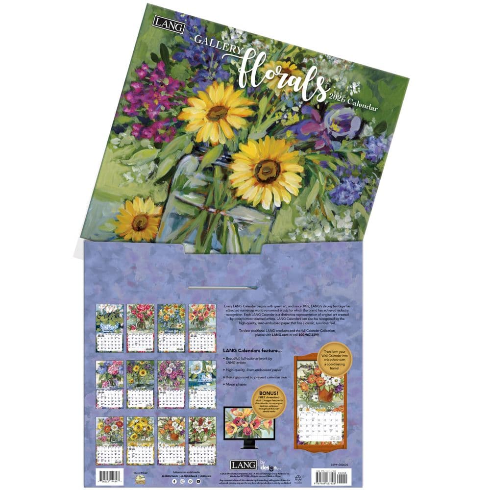 Gallery Florals 2026 Wall Calendar by Susan Winget_ALT3