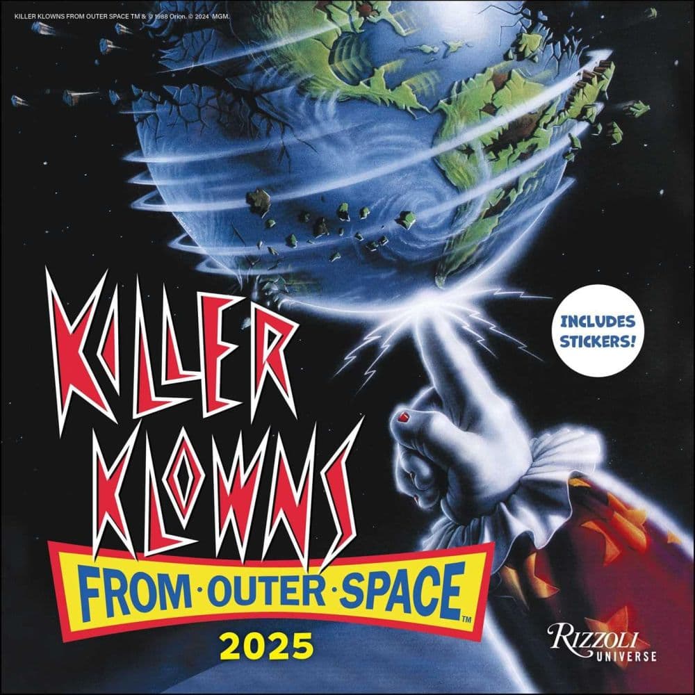 Killer Klowns from Outer Space 2025 Wall Calendar Main Product Image width=&quot;1000&quot; height=&quot;1000&quot;