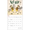image Bee Happy 2025 Mini Wall Calendar Second Alternate Image width="1000" height="1000"