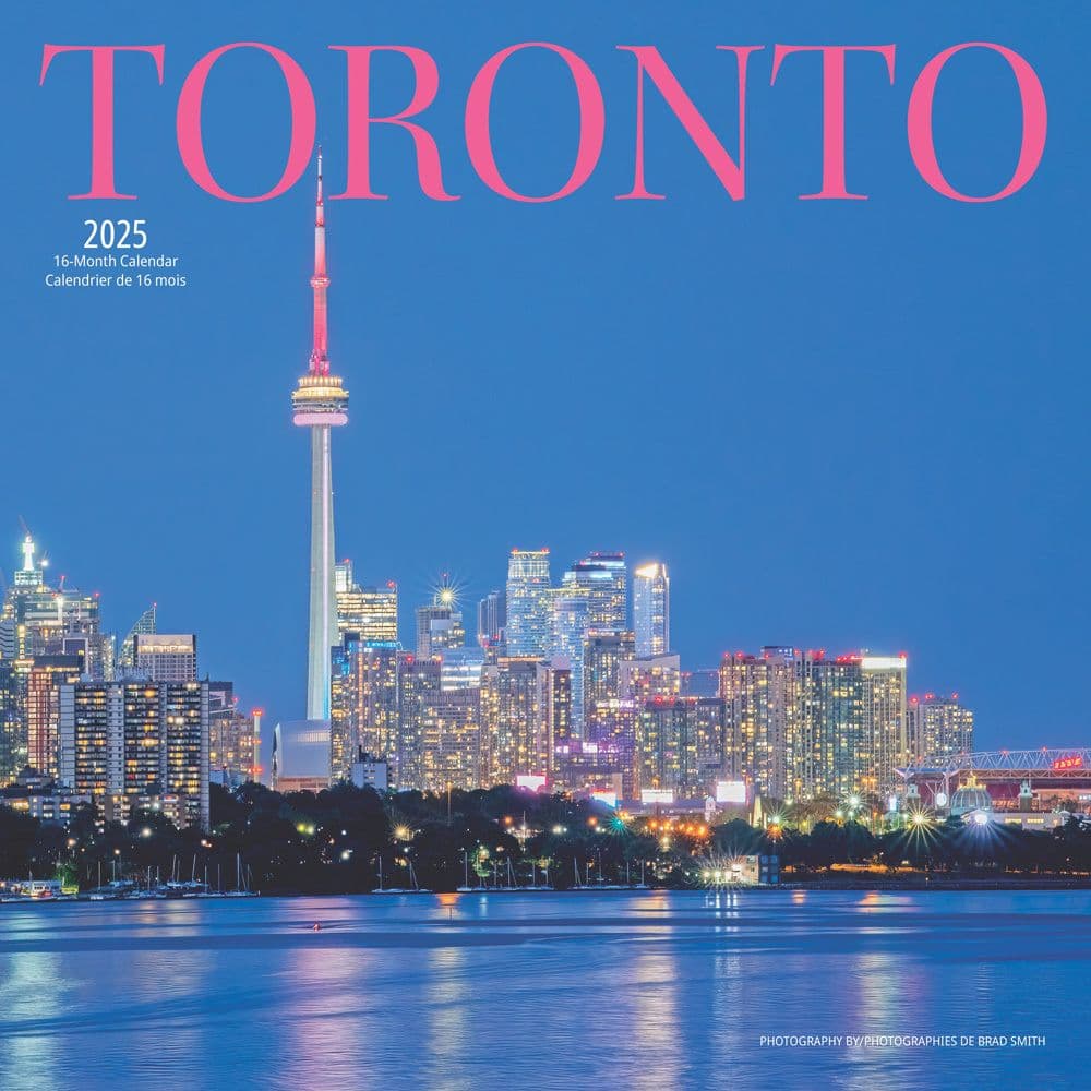 Toronto 2025 Wall Calendar  Main Image