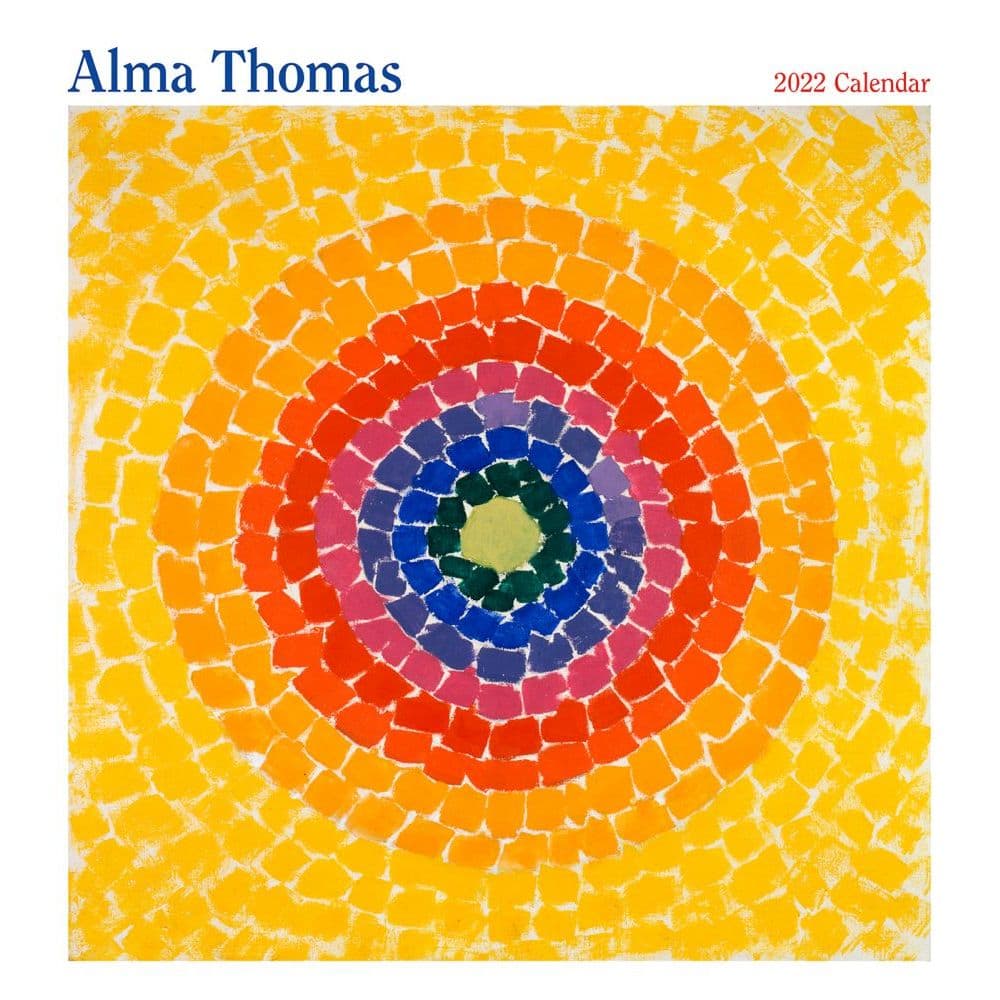 Alma Thomas 2022 Wall Calendar