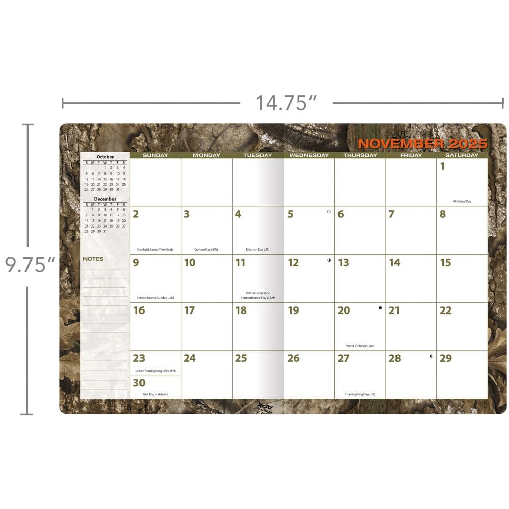 Realtree 2025 Monthly Planner Seventh Alternate Image