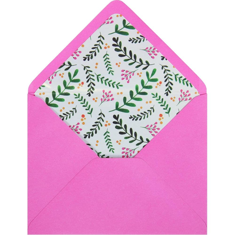 Floral Heart Boxed Note Cards Fifth Alternate Image