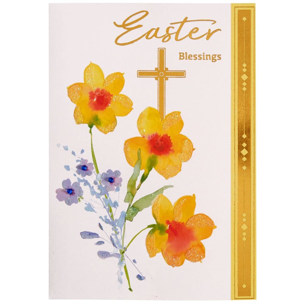 Daffodils and Cross Easter Card First Alternate Image width=&quot;1000&quot; height=&quot;1000&quot;