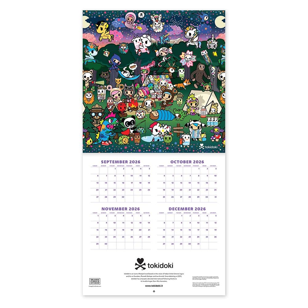 Tokidoki 2027 Wall Calendar Second Alternate Image