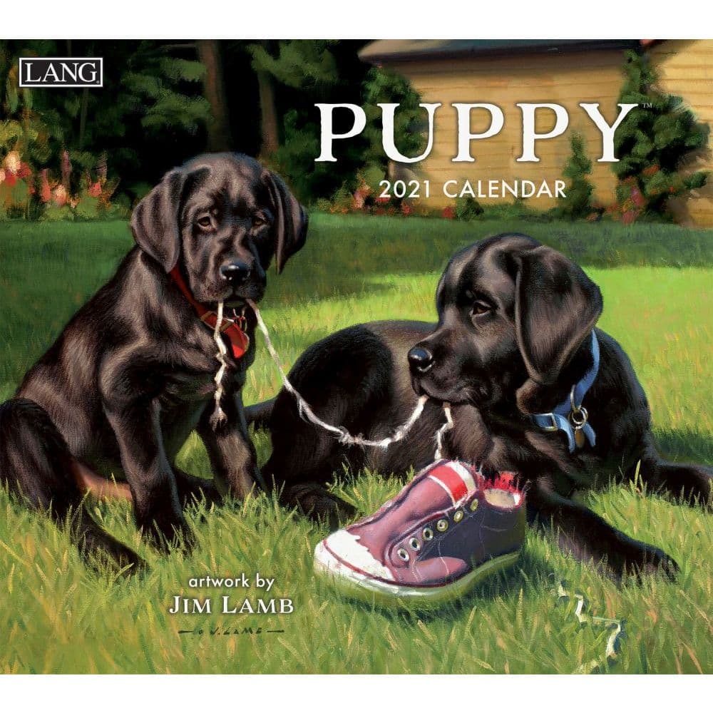 Puppy Wall Calendar by Jim Lamb