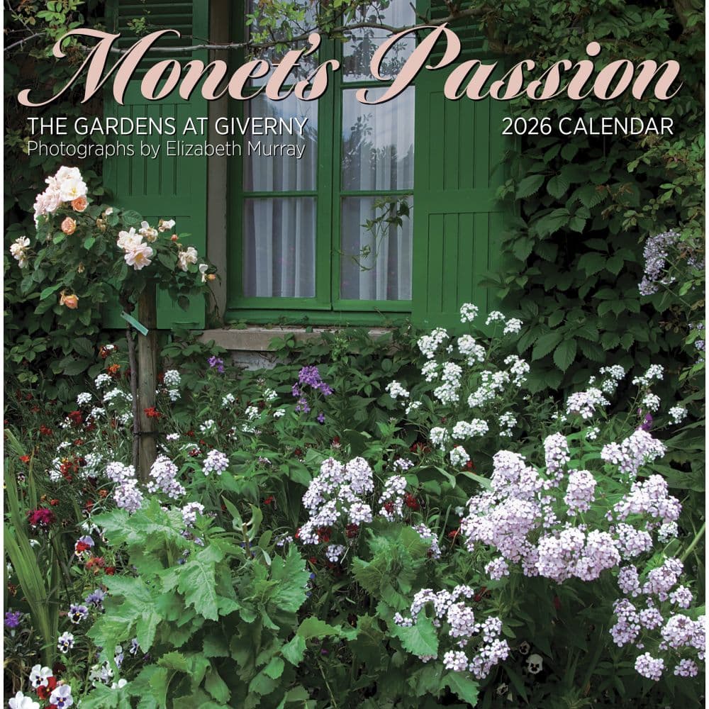 Claude Monets Passion 2026 Wall Calendar Main Image