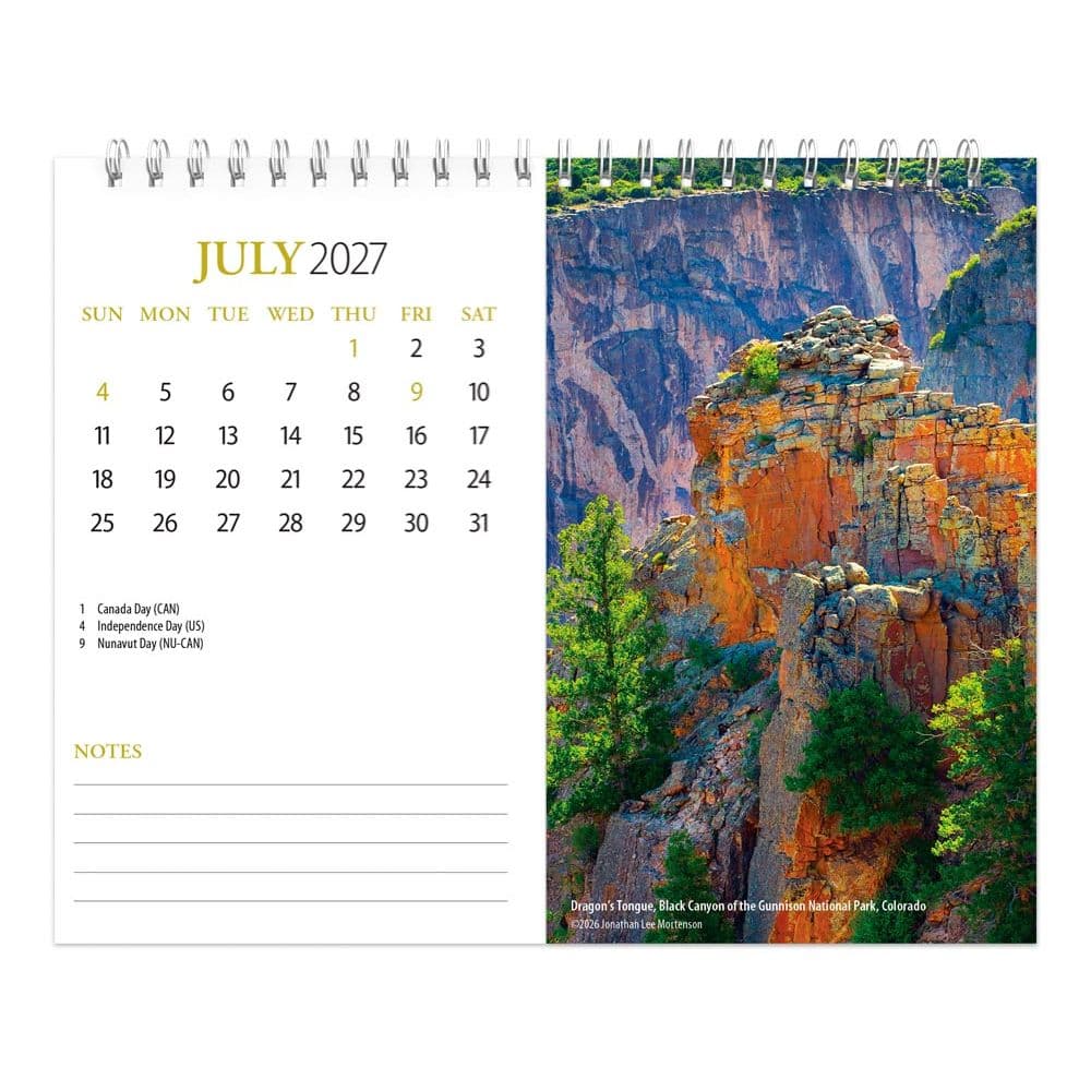 National Parks 2027 Desk Calendar Third Alternate Image