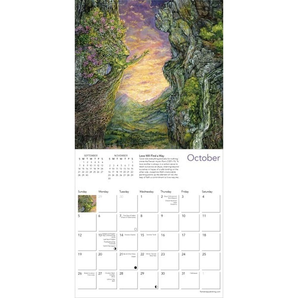 Celestial Journeys by Josephine 2025 Mini Wall Calendar Third Alternate Image