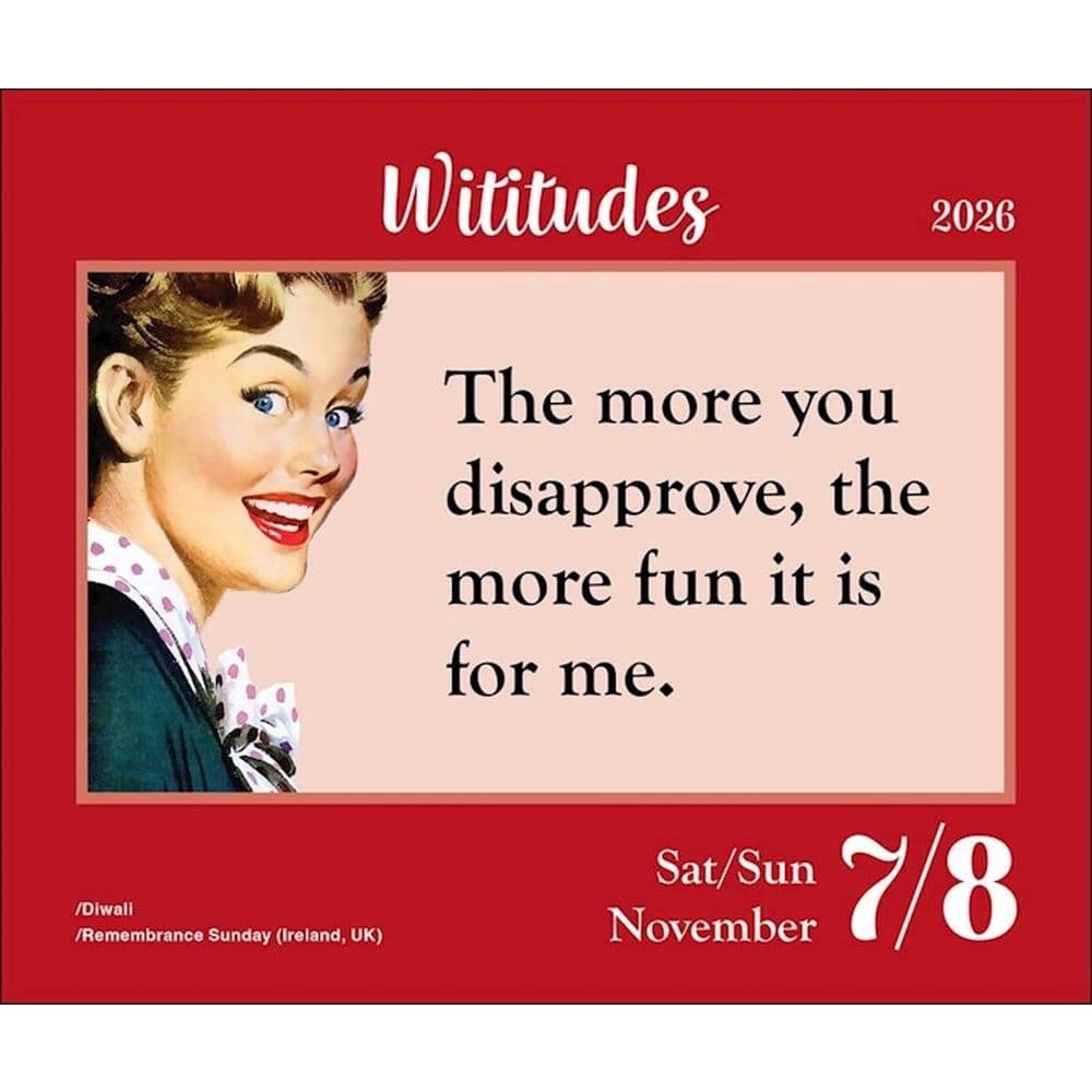 Wititudes 2026 Desk Calendar Fourth Alternate Image
