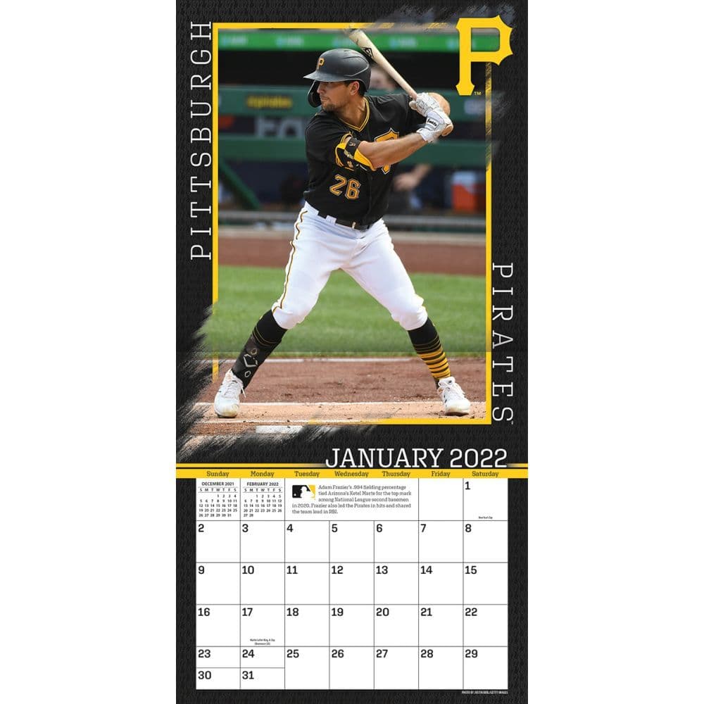 Mlb Pittsburgh Pirates 2022 Wall Calendar - Calendars.com