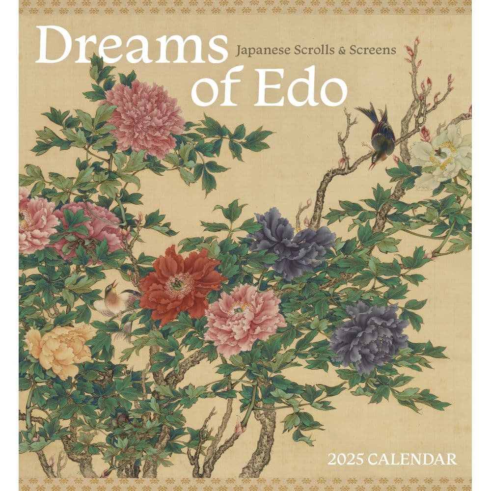 Japanese Scrolls and Screens 2025 Wall Calendar