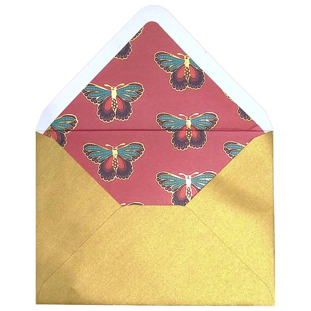Butterfly Ornament Christmas Card Third Alternate Image