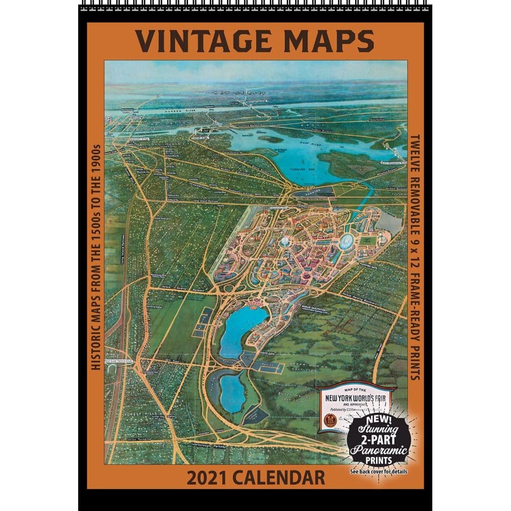 4 Best 2021 Map Calendars Calendar Buy