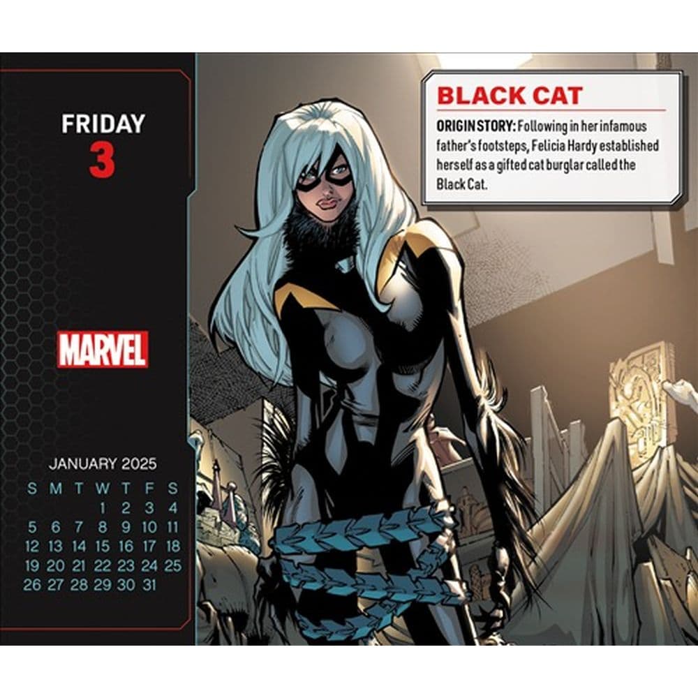 Marvel History 2025 Desk Calendar Fourth Alternate Image