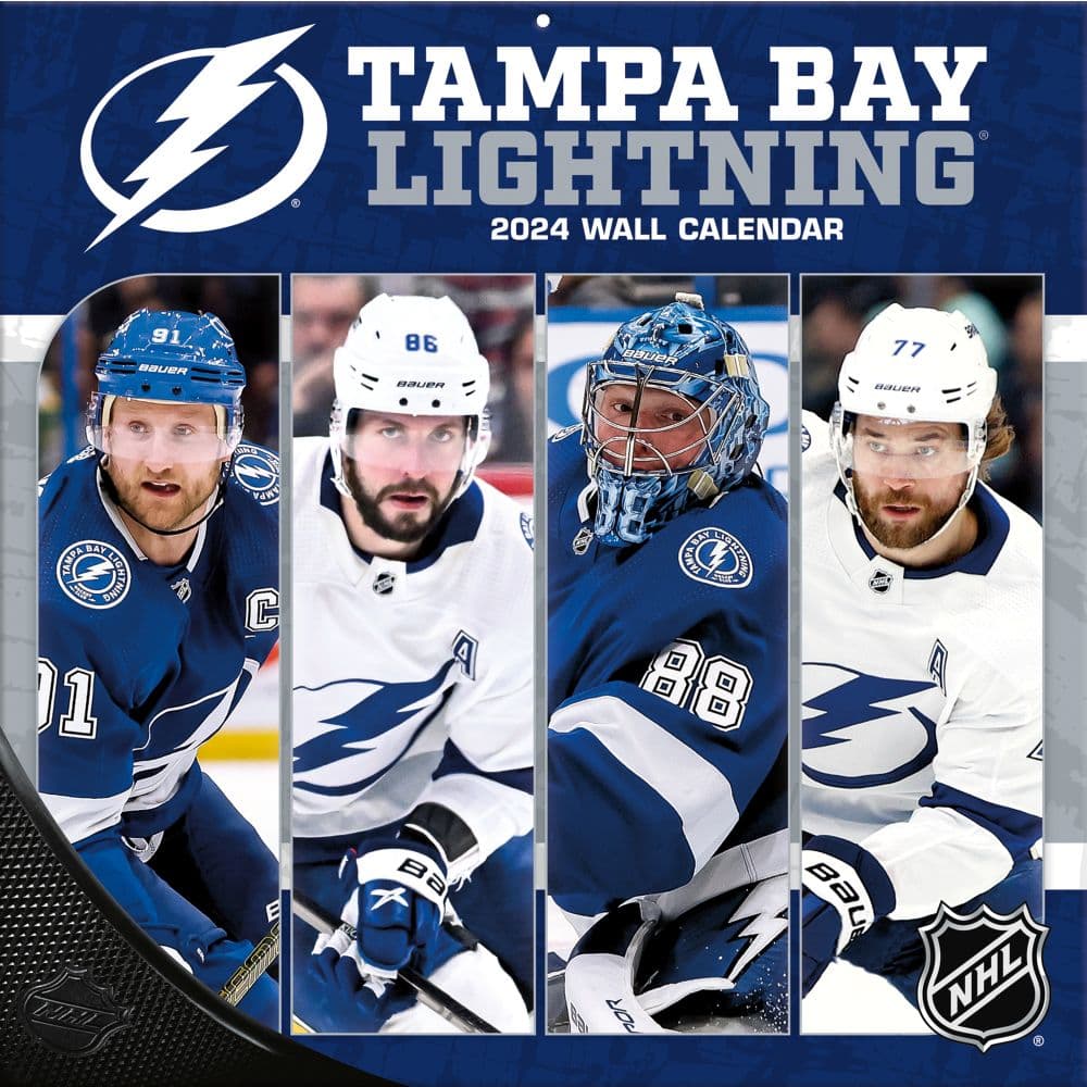 NHL Tampa Bay Lightning 2024 Wall Calendar