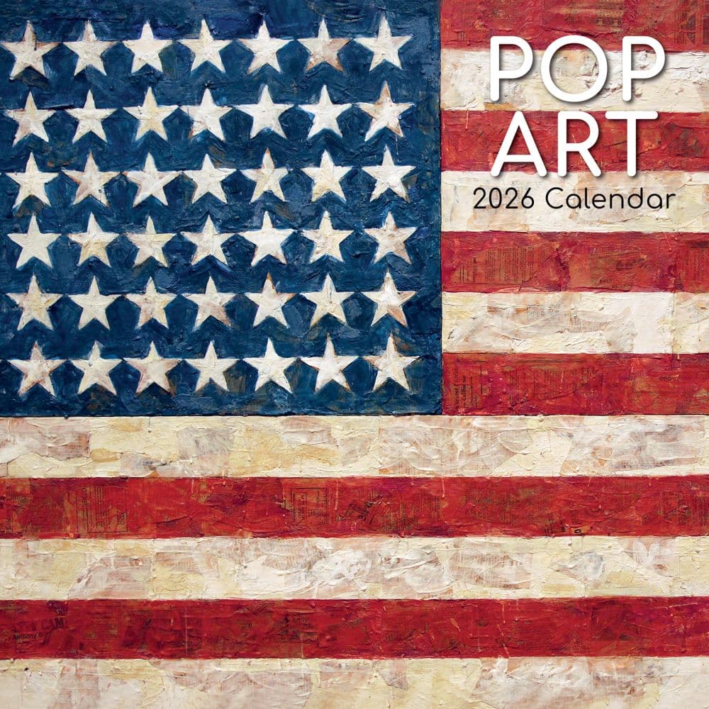 Pop Art 2026 Wall Calendar Main Image