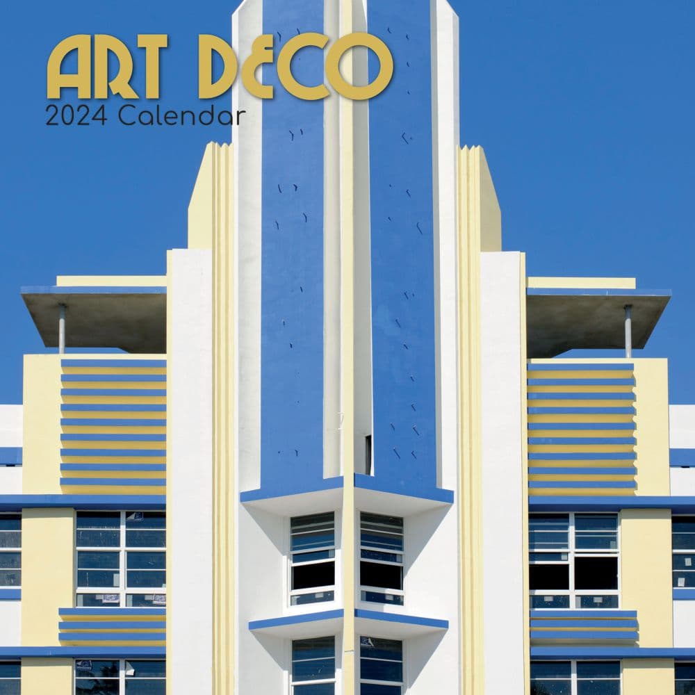 Art Deco 2024 Wall Calendar