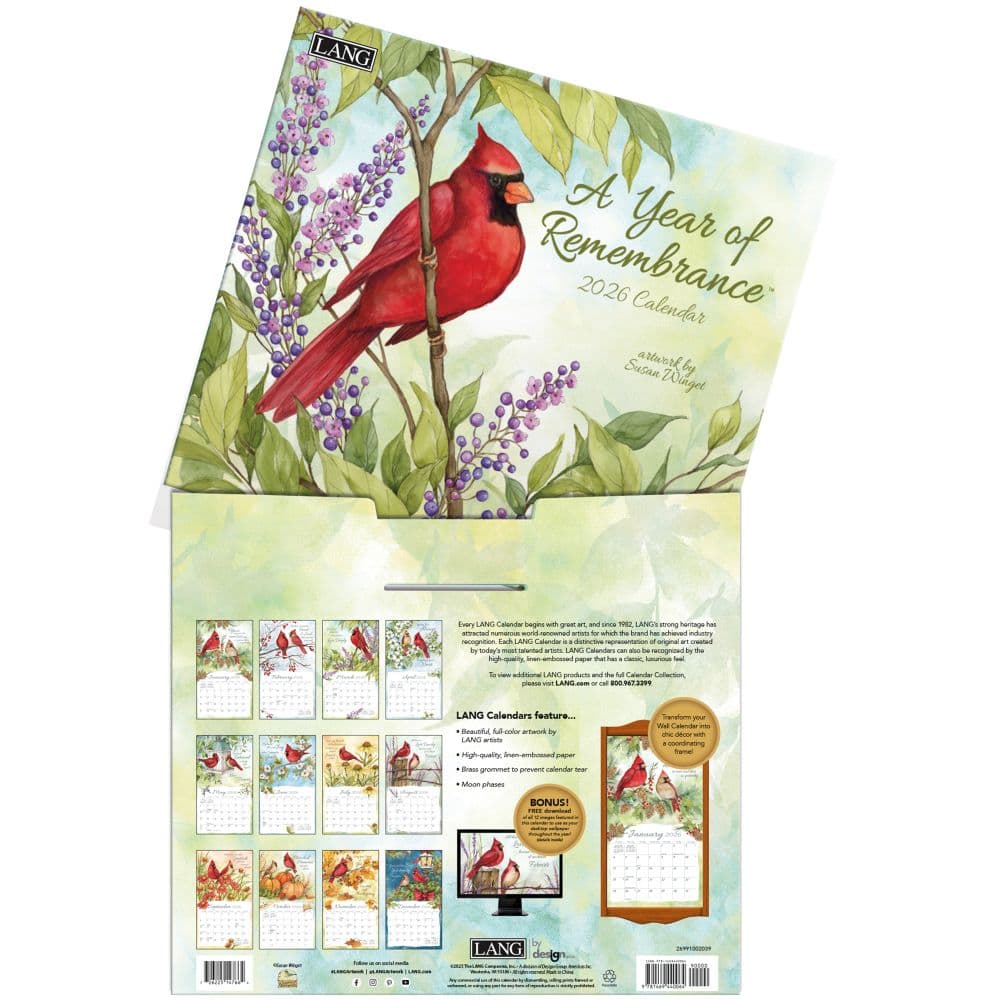 Year of Remembrance 2026 Wall Calendar Alt3