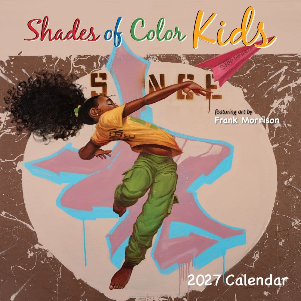image Shades of Color Kids 2027 Wall Calendar