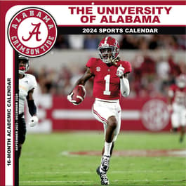 University of Alabama Crimson Tide 2024 Wall Calendar