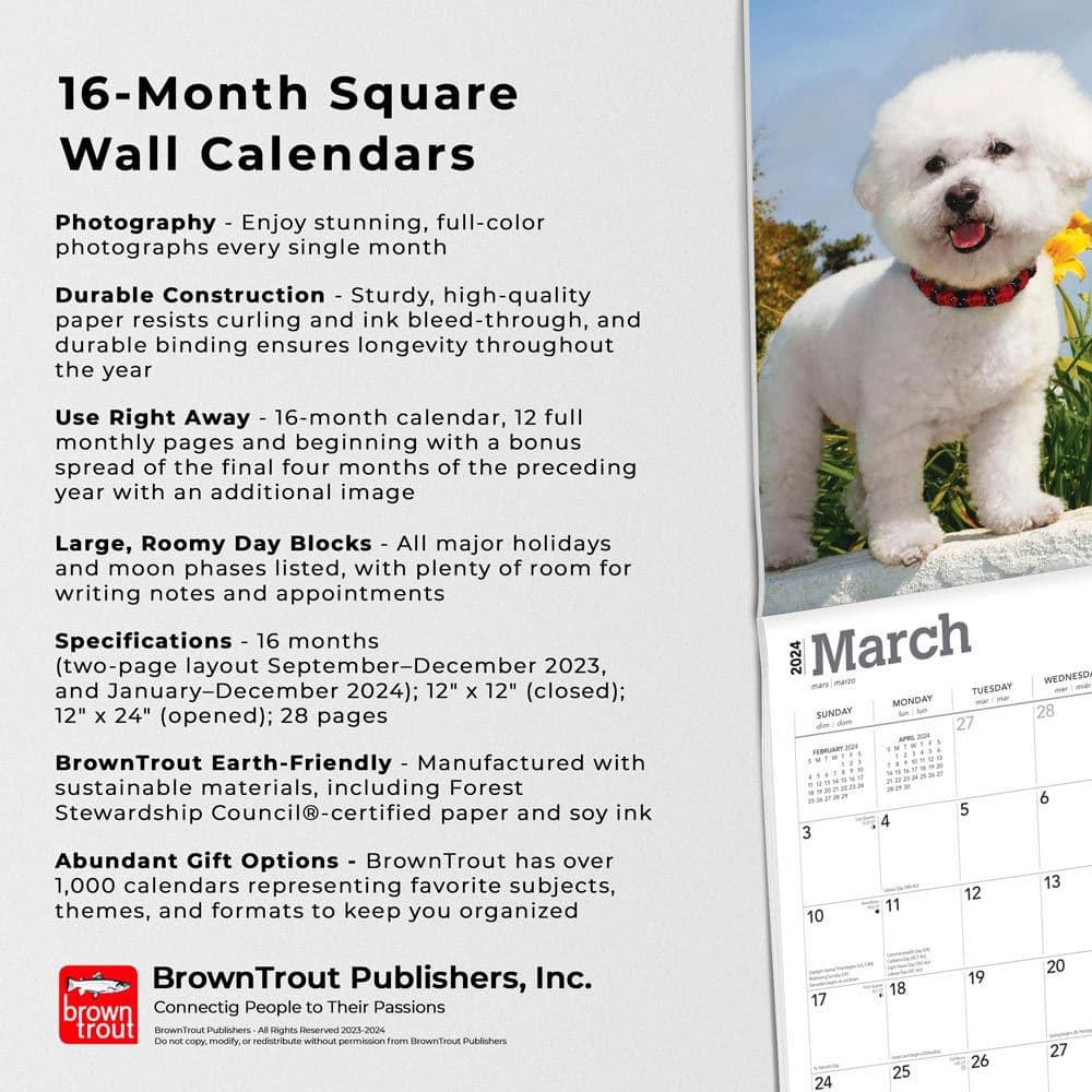 Bichon Frise 2024 Wall Calendar Calendars Com   C45238c7 F955 471c 825e 68fcaa3fc4df