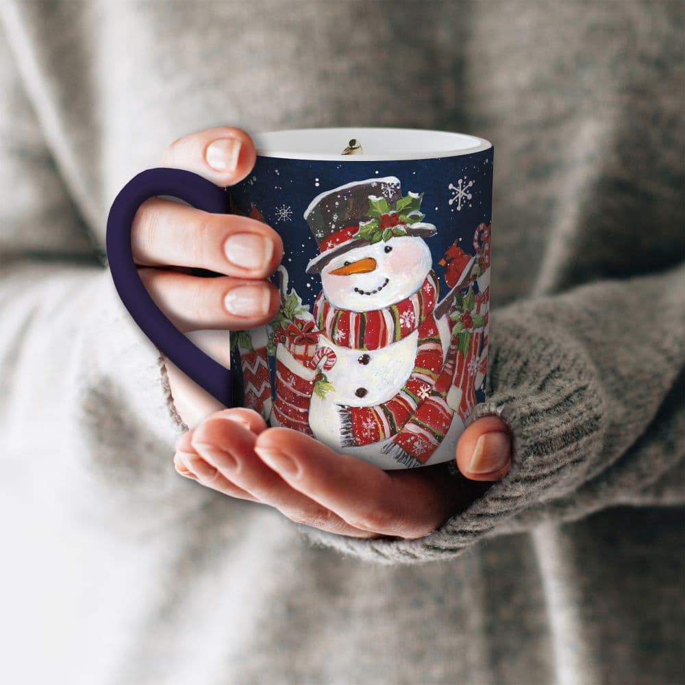 Snowman and Stockings Coffee Mug Third Alternate Image