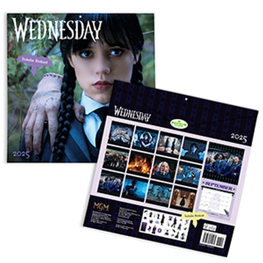 Wednesday 2025 Wall Calendar Sixth Alternate Image