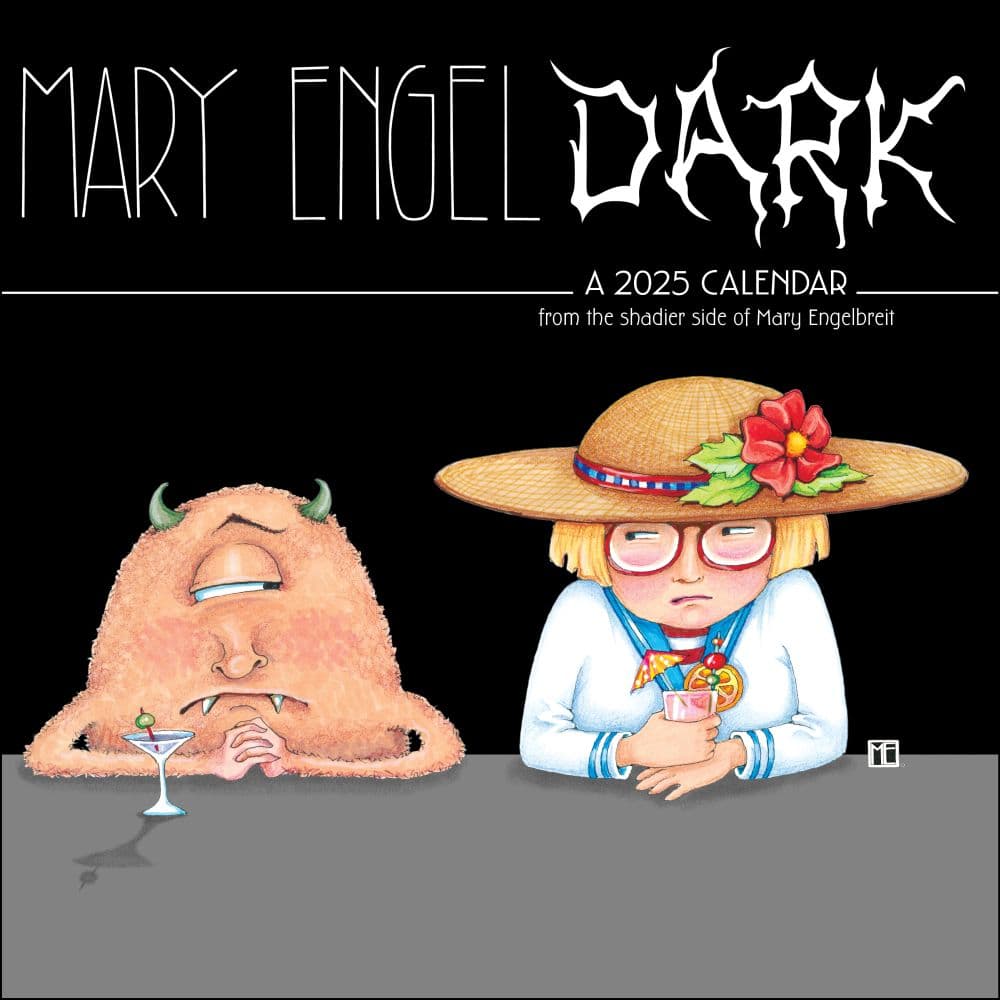 Mary Engelbreit EngelDark 2025 Wall Calendar