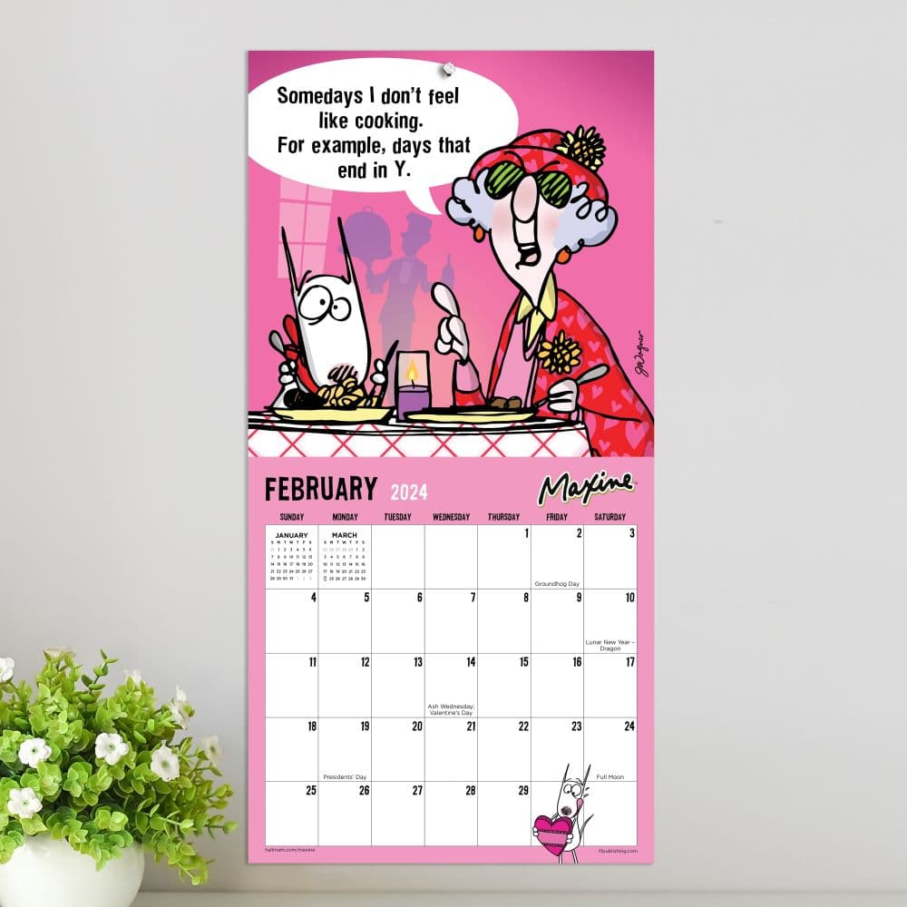 Maxine 2025 Mini Wall Calendar