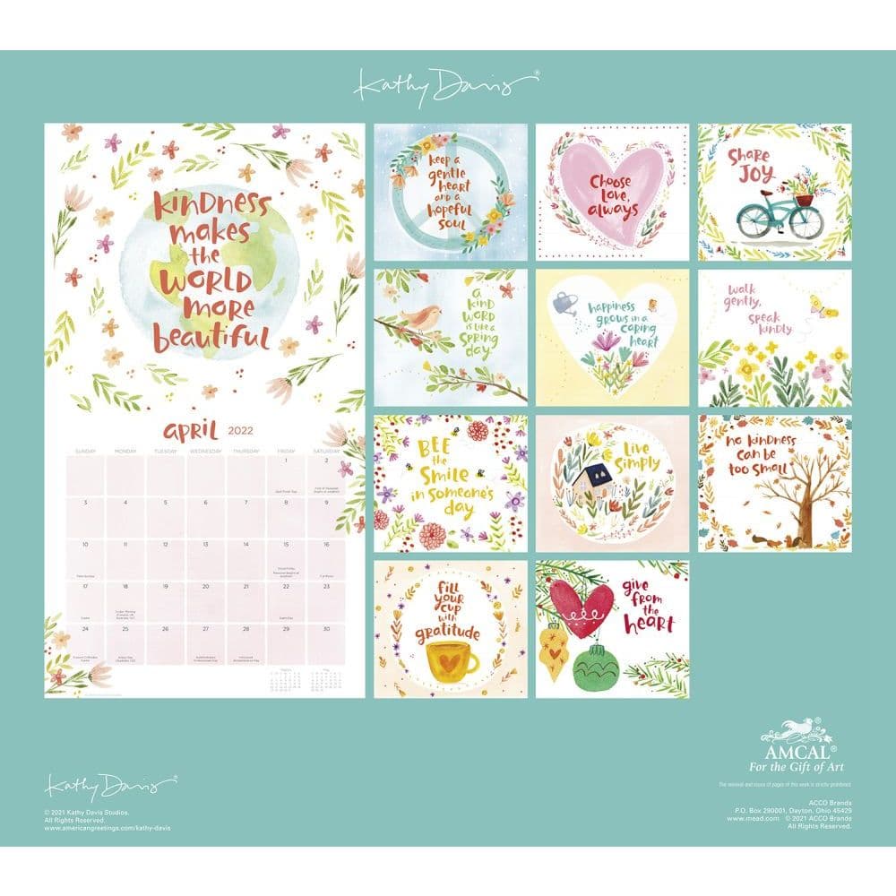 Davis Calendar 2022 Davis Art Amcal 2022 Wall Calendar - Calendars.com