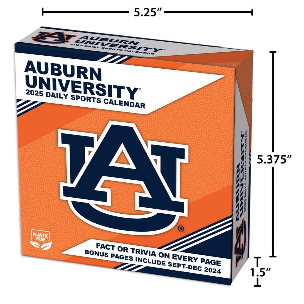 COL Auburn Tigers 2025 Desk Calendar Fifth Alternate Image