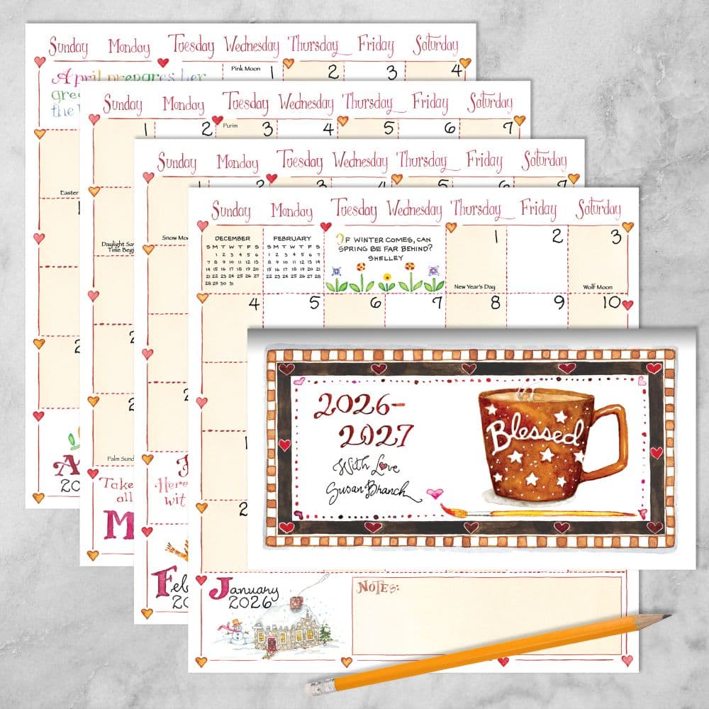 Susan Branch 2026 Monthly Pocket Planner First alternate Image