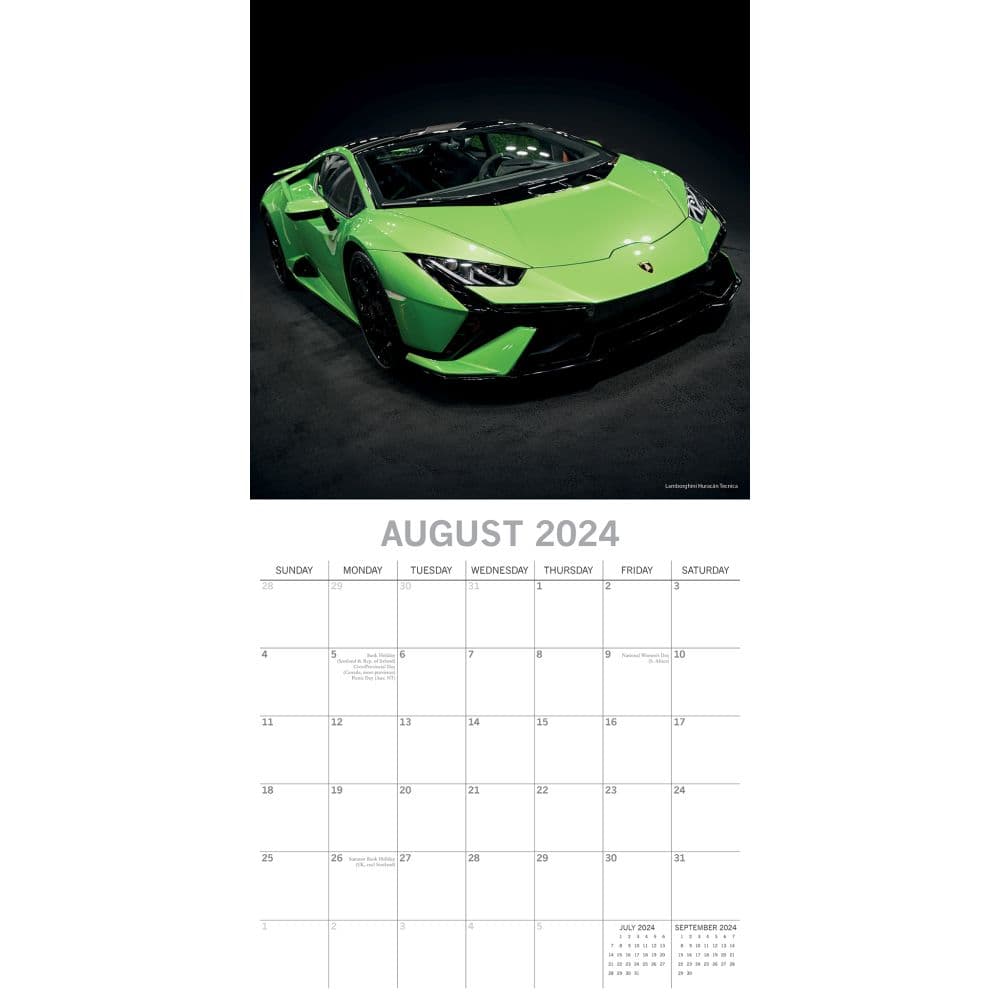 Lamborghini 2024 Wall Calendar - Calendars.com