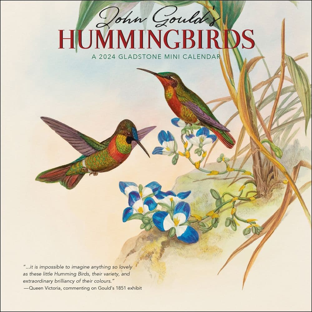 Goulds Hummingbirds 2024 Mini Wall Calendar