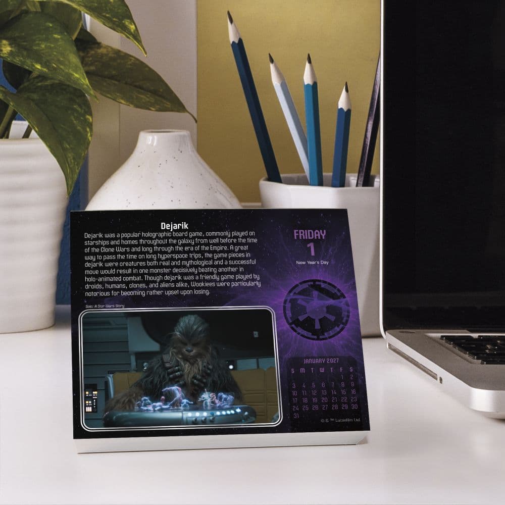 Star Wars 2027 Desk Calendar Eighth Alternate Image