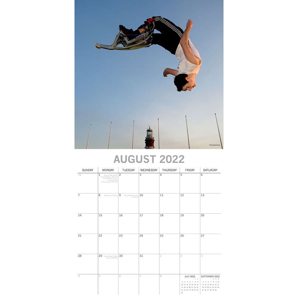 Extreme Sports 2022 Wall Calendar