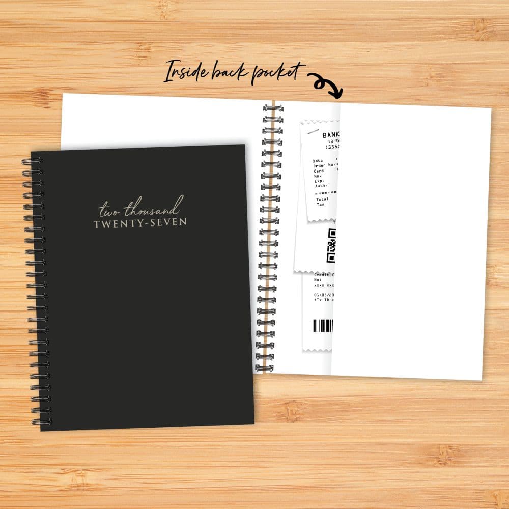 Black Contemporary 2027 Planner Fourth Alternate Image
