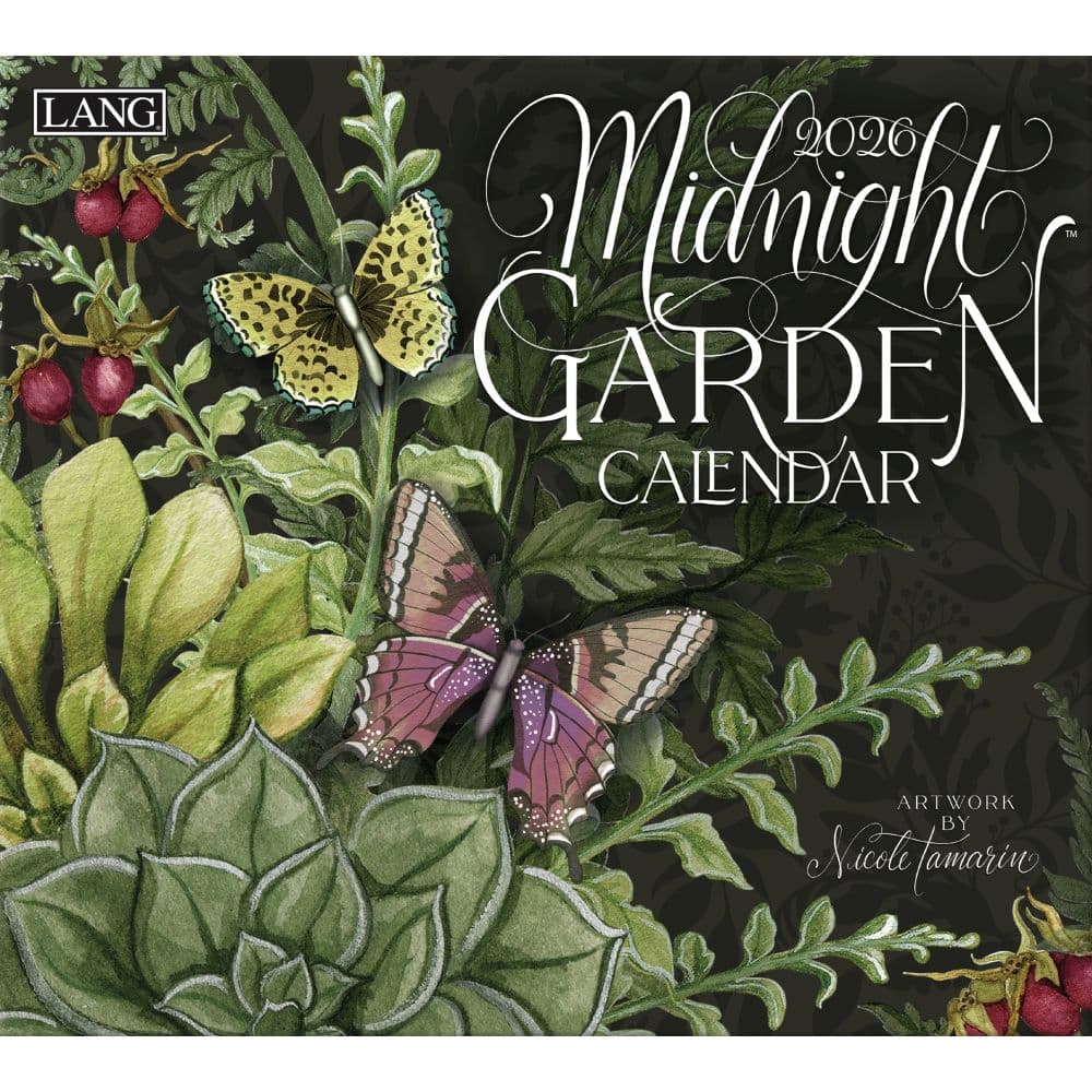 Midnight Garden 2026 Wall Calendar by Nicole Tamarin Main Image