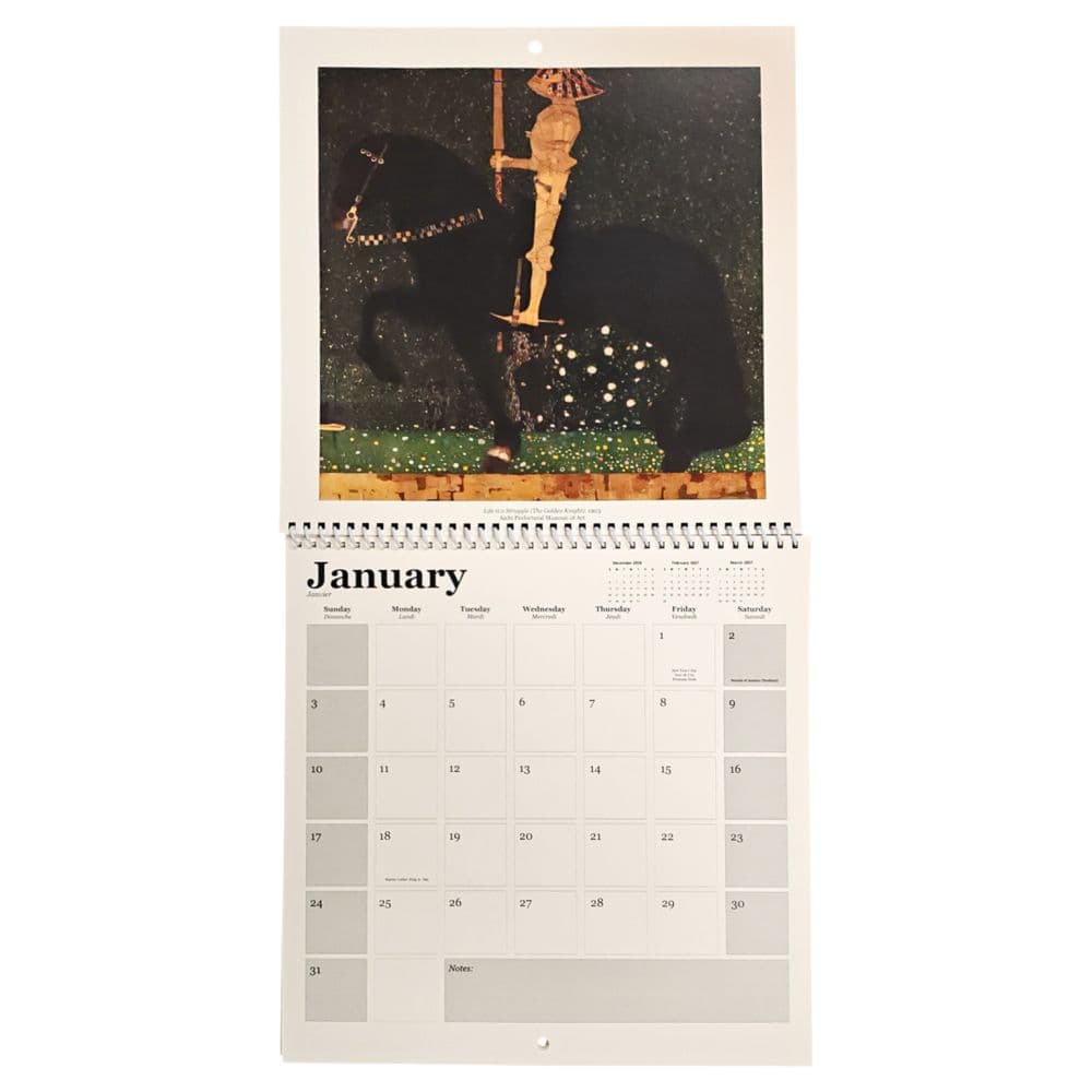 Klimt Square 2027 Wall Calendar Second Alternate Image