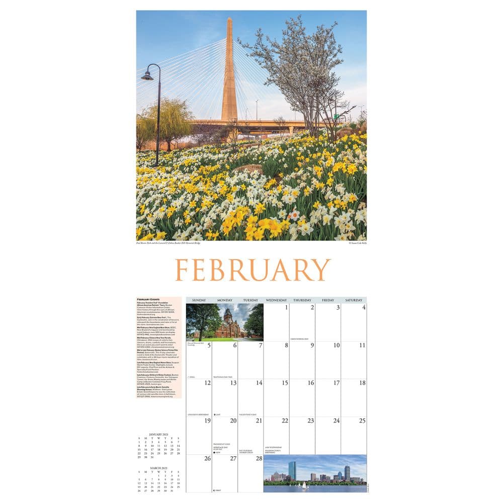 Boston Events 2023 Wall Calendar - Calendars.com