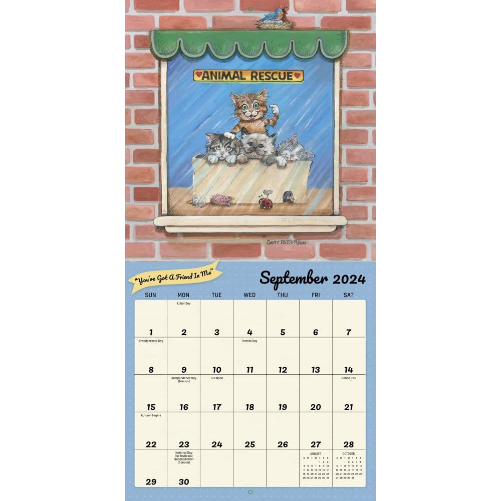Patterson Cats 2024 Mini Wall Calendar