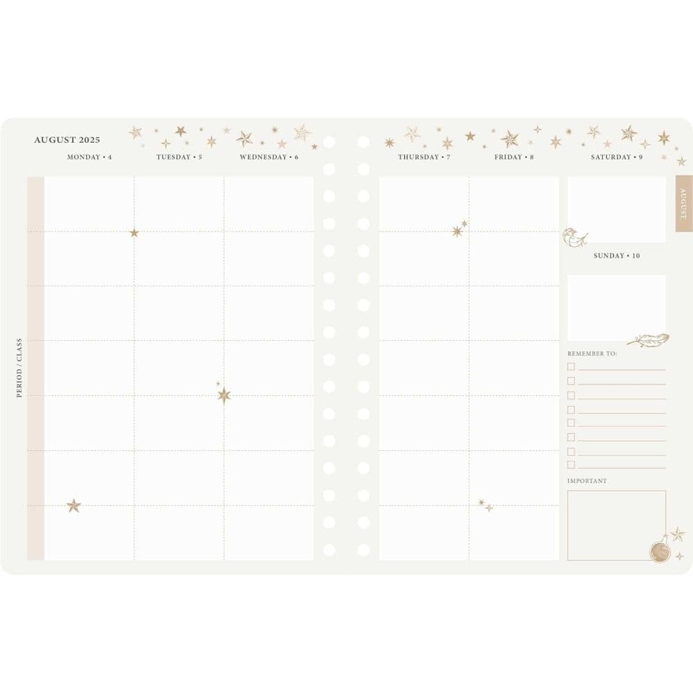 Harry Potter Hogwarts 2026 Student Planner Ninth Alternate Image