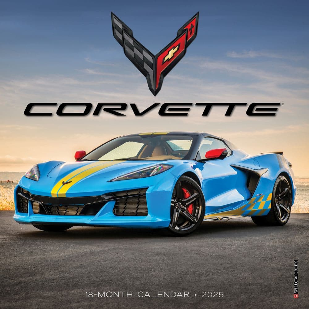 Corvette 2025 Mini Wall Calendar - Calendars.com