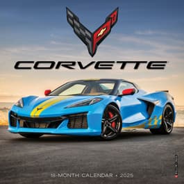 Corvette 2025 Mini Wall Calendar