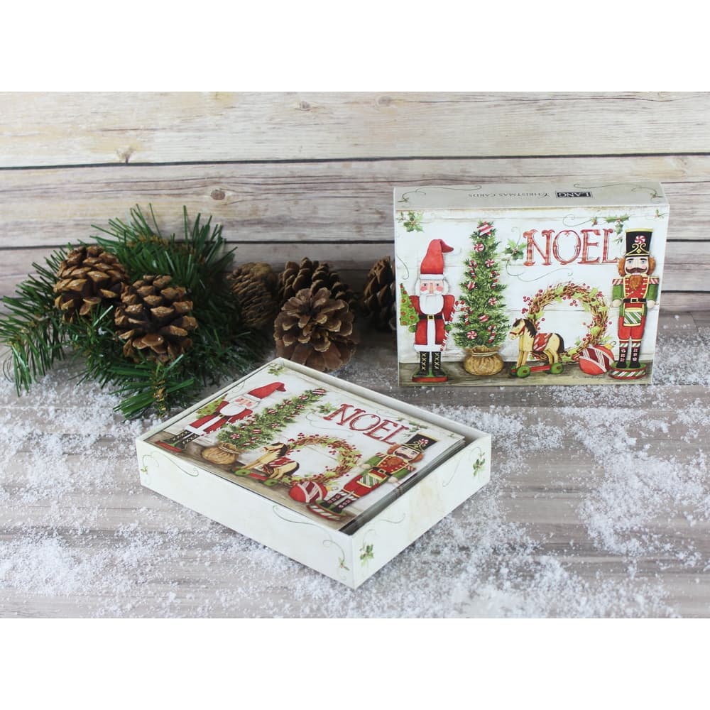 Holiday Nutcrackers Boxed Christmas Cards (18 pack) w/ Decorative Box ...