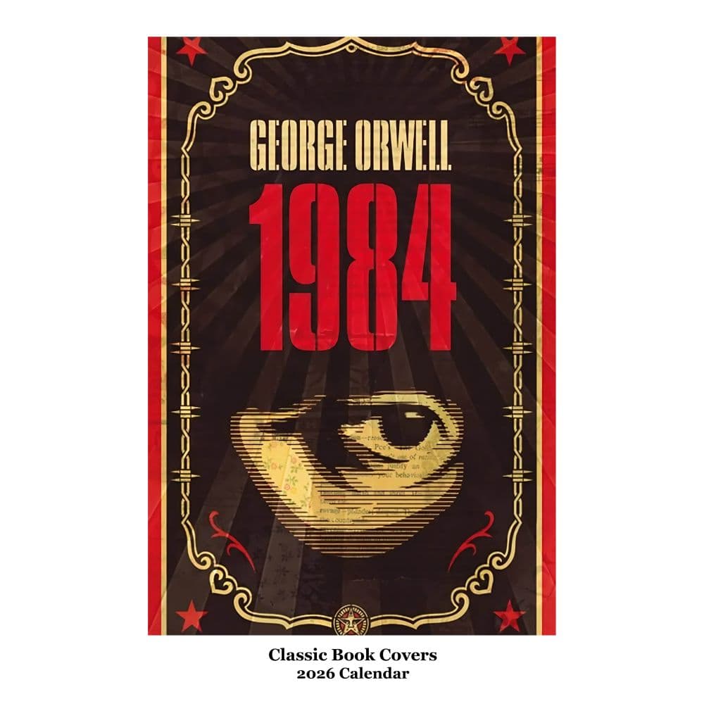 Classic Book Covers 2026 Poster Wall Calendar Main Product Image
