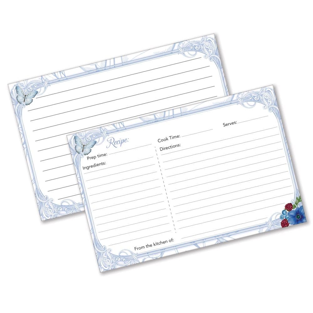 image Toileberry Kitchen 4 X 6 Recipe Cards Main Product Image