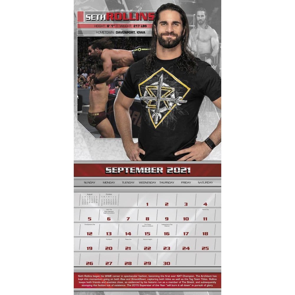 [High Resolution] Wwe 2023 Wall Calendar